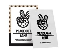 Peace Out Acne 20 Acne Healing Dots 2x10 DOT POUCHES Salicylic Acid SEALED NIB