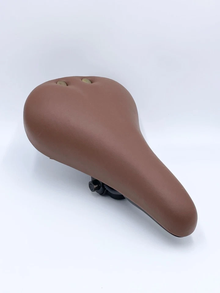 CIONLLI темно-коричневый ретро 2 заклепки дизайн седло/сиденье PU кожаный - Быстрая доставка! - Изображение 3 из 4