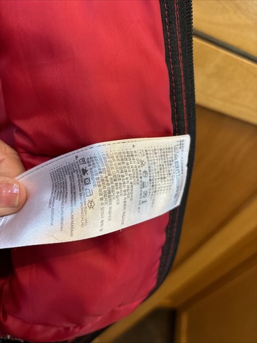 Air Jordan Thermal Fit Jacket M Youth Red Black Zip Sellout Logo Pockets Hooded - Picture 13 of 15