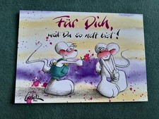 Diddl Postkarte 102b 102 B Karte F&uuml;r dich Weil du so nett bist