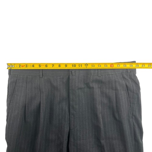 Brooks Brothers Men's Charcoal Pinstripe Suit • USA • 46L | 40x29 - 第 6/14 張圖片