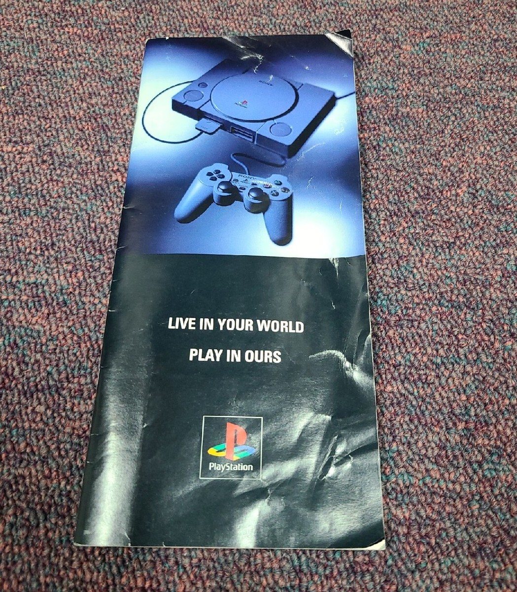 Sony PlayStation Promo Booklet Pamphlet Live In Your World Play in