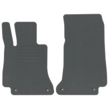 Veloursmatten für Mercedes E-Klasse C238 Coupe Bj. 2017 - 2023 GRAU VORNE PREM