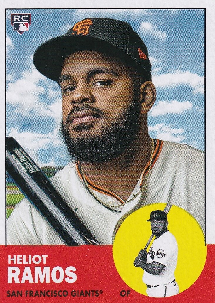 2022 Topps Archives 1963 Design #54 Heliot Ramos RC -San