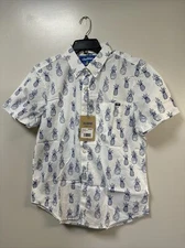 NWT Chubbies The Single Pines Button Down Soft Stretch Shirt Medium