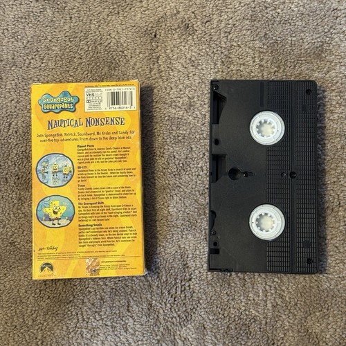 Nickelodeon Spongebob Squarepants - Nautical Nonsense (VHS, 2002) - Picture 2 of 2