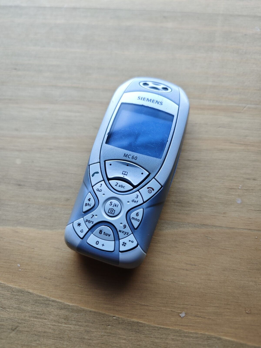 Siemens MC60 – Téléphone Mobile Rétro – Neuf Et Désimlocké – Gris – 0,3 MP – Nostalgie