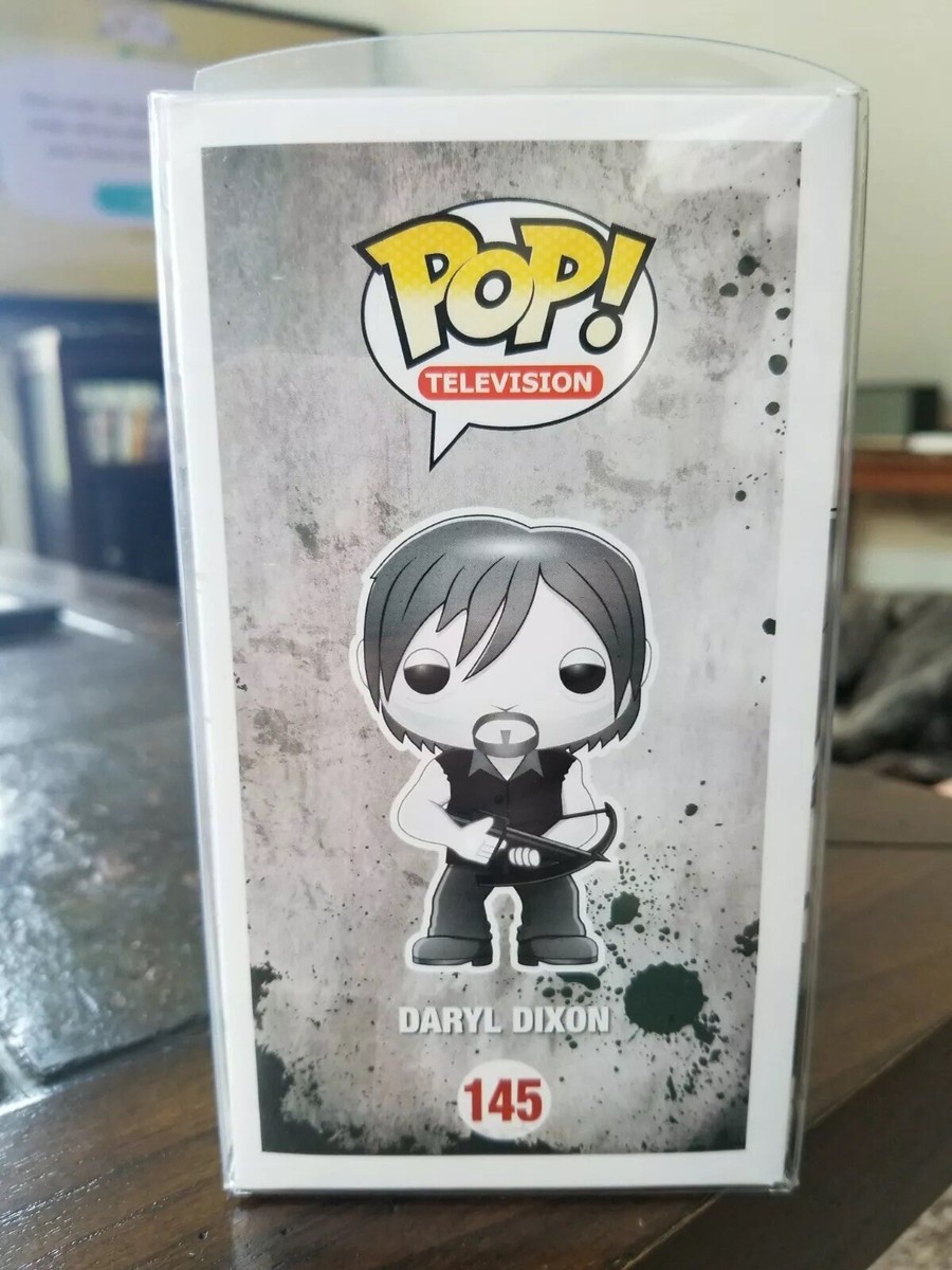 Rare Walking Dead Funko Pop Black & White Daryl Dixon #145 Walmart