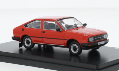 Skoda Garde de 1982 rouge au 1/43 de Abrex ABR143ABS-722BD