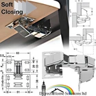 Hafele Overhead Soft Close Swing Up Flap Caravan Motorhome Hinge Locker Cupboard