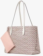 Kate Spade All Day Fancy Hearts Large Tote - K9900 - NWT