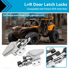 Door Latch Locks L+R Suitablefor Polaris RZR 1000/900 15-Up RZR Turbo/RS1 16-21