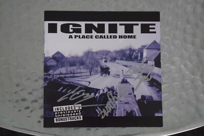 Ignite - A Place called Home CD Album signed / autograph / signiert