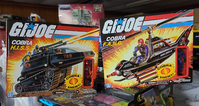 G.I. Joe Retro Cobra Lot of 2: F.A.N.G. H.I.S.S. Walmart Exclusives Hasbro 2021