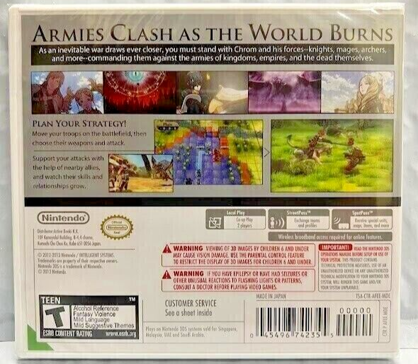 Fire Emblem: Awakening (Nintendo 3DS, 2013) for sale online | eBay