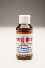 CLEAN UP BATTER REMOVES PINE TAR & GRIP STICK BUILD UP from WOOD BATS