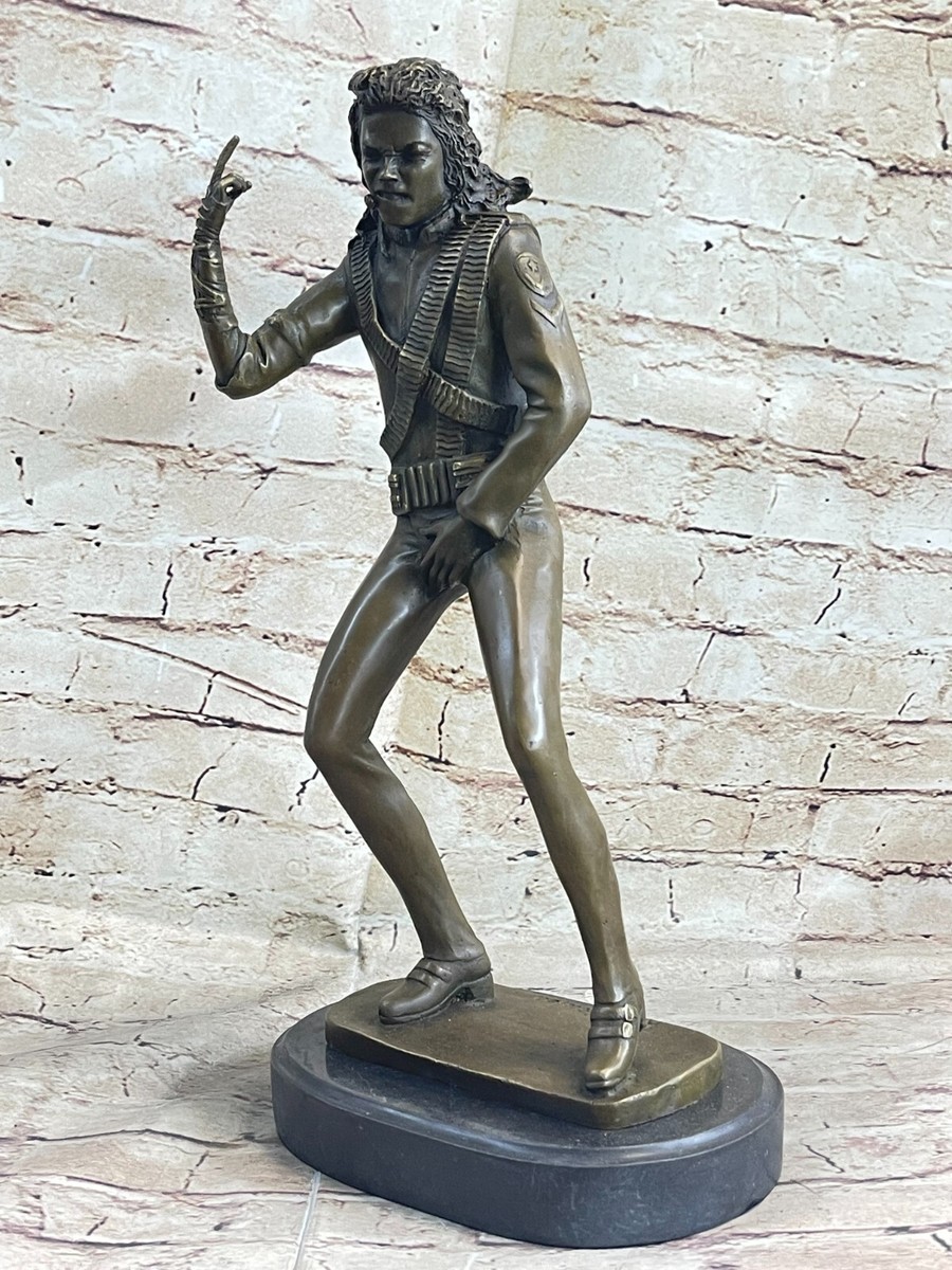 American Icon Michael Jackson Trophy Bronze Singer Memorabilia