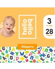 Hello Hello Diapers Size 3 - 28 Ct