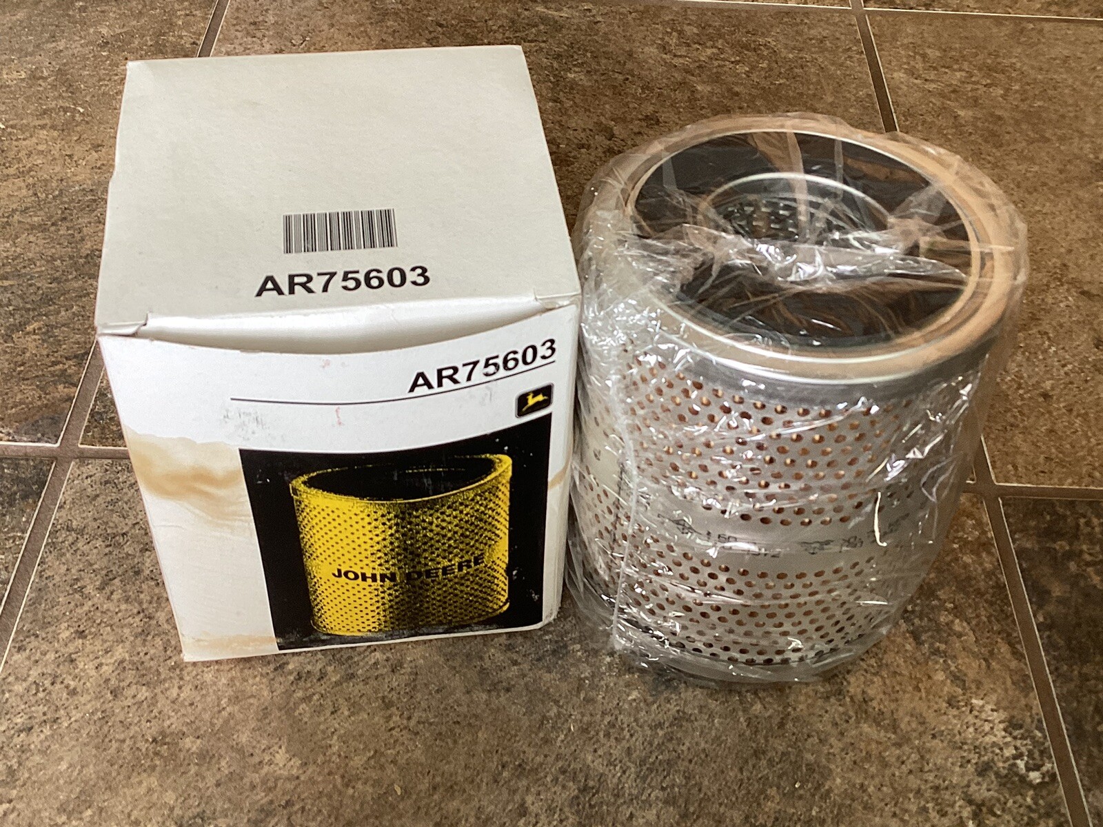 Genuine John Deere AR75603 Hydraulic Oil Filter, New in Box eBay