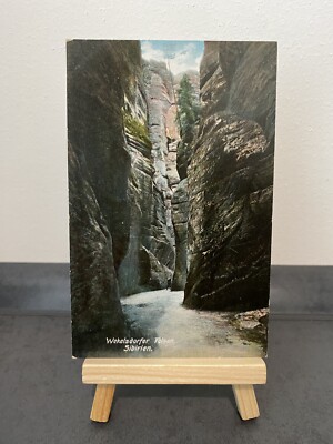 Vintage Postcard Wekelsdorf Rock, Siberia, Czech Republic, Nature, Very Old