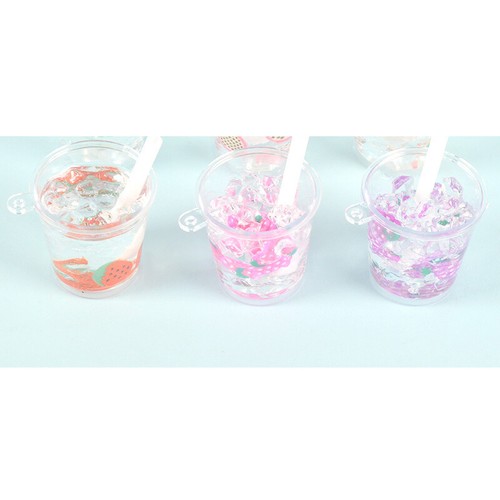 ABS Mini Simulation New Fresh Model Props Lemon Tea Keychain Candy Toy Pendant - Picture 13 of 15