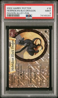 Harry Potter WOTC Hebridean Black Dragon Foil PSA 9 | eBay