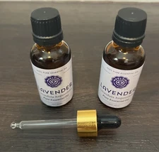 (2) New /Sealed Lavender Pure Essential Oil 30ml Each, + Dropper