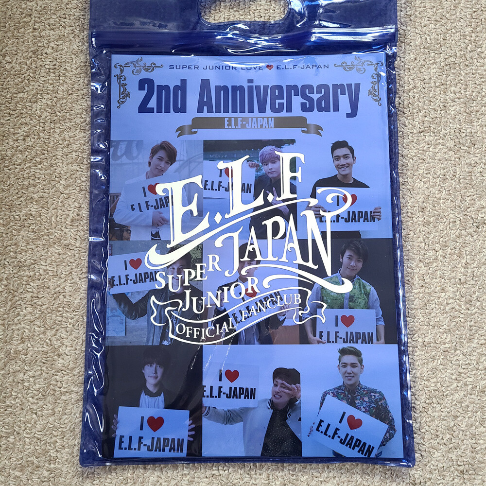 会報誌/super junior E.L.F-JAPAN MAGAZINE E.L.F JAPAN Magazine Vol.0004 Super Junior Official Japan Fanclub