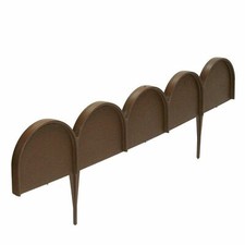 Garden Palisade 20x Flexible Fence Border Lawn Patio Greenhouse Fences 10m