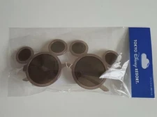 New! Japan Tokyo Disney Resort Fashion sunglasses Mickey Brown Winter 2023