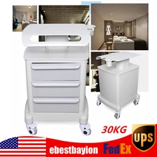 Mobile Beauty Spa Salon Medical Trolley Cart with Drawers Portable Tool Cart New