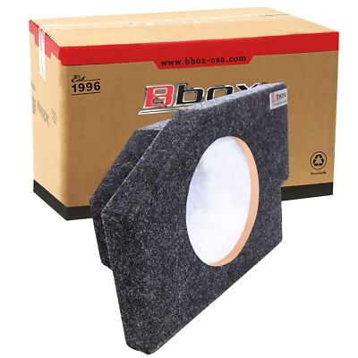 Bbox Single 10 Inch Subwoofer Sealed Enclosure - Fits 2002-2018 Dodge Ram Qua...