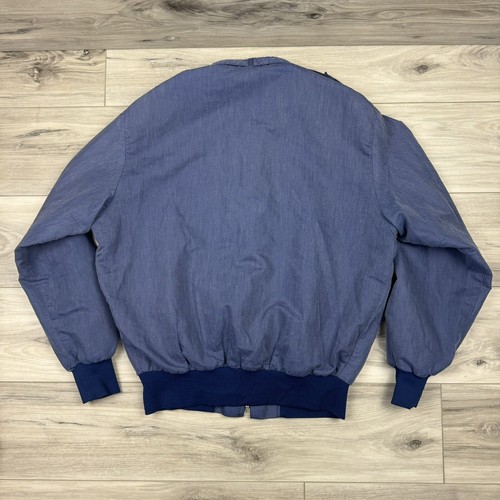 Vintage 70s UAW Chevrolet Pontiac GM Bomber Work Jacket Men’s Large Blue Birdie - Picture 4 of 6