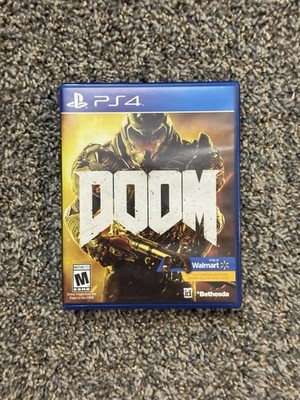 DOOM PS4 Walmart Exclusive Tested UAC Skin Inserts Complete NTSC