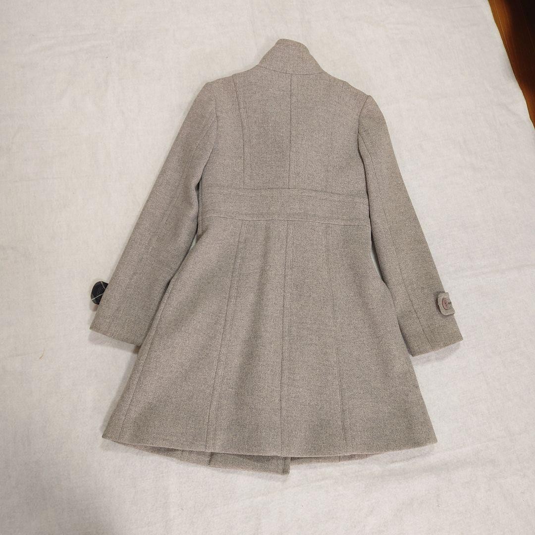 BURBERRY BLUE LABEL Nova Check Trench Coat Women Size 38 Gray From Japan thumbnail 18