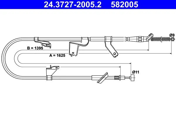ATE 24.3727-2005.2 Cavo Freno - Immagine 3