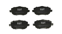 Vorderachse Hart 224 184 Bremsbelagsatz, Scheibenbremse FüR Lancia