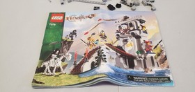 Vintage LEGO Castle Drawbridge Defense Set 7079 Incomplete Parts Pieces Manual