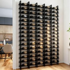 Large Wall Mount Wine Rack, 16 Tier 80 Bottle Wine Storage