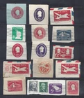 Vintage Lot of 15 US Cut Squares Lot # A