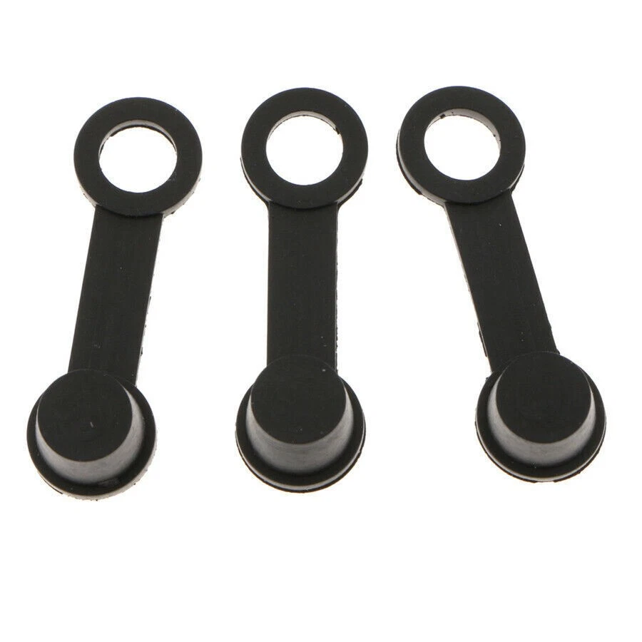 Paquete de 50 tapones de tornillo para purga de frenos grasa aceite bomba de drenaje goma cubierta antipolvo 8 mm Foto 2 de 4