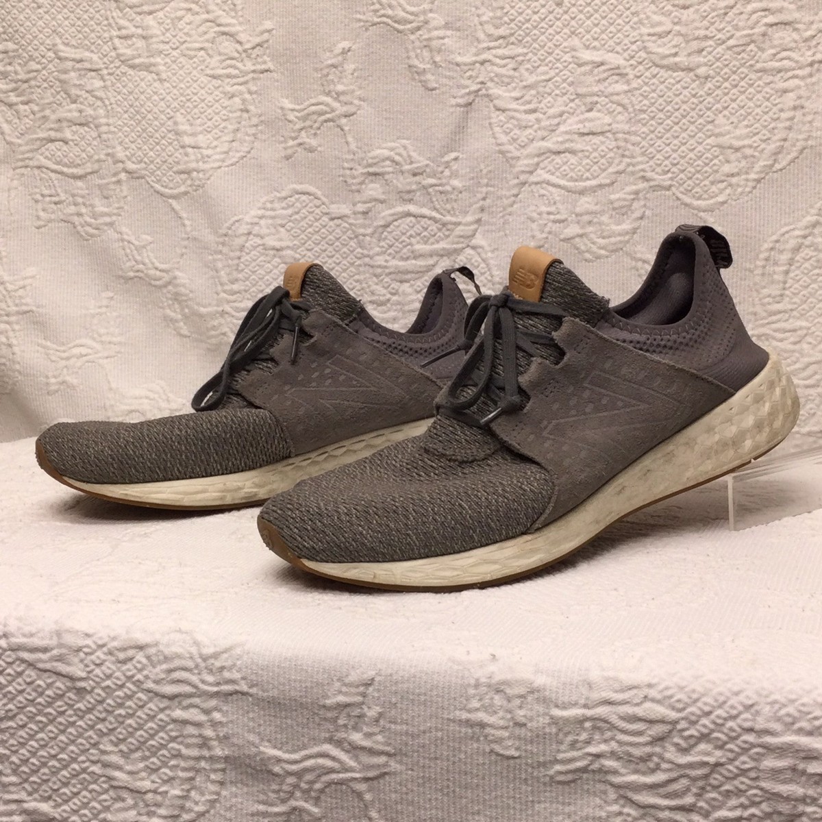 New Balance Fresh Foam Cruz v1 Team Gray Sea Salt Gum Sole  display picture 2