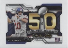 2015 Topps Chrome Mini Super Bowl 50 Die-Cut Eli Manning #SBDC-EM 9o3