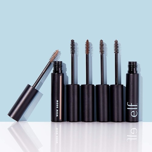 e.l.f. Wow Brow Gel - Gel voluminizador para cejas morena 0,12 OZ - Imagen 2 de 3