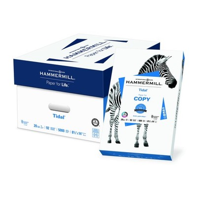 Hammermill Printer Paper, 20lb Tidal Copy Paper, 8.5 x 14-10 Ream (5,000 Sheets)