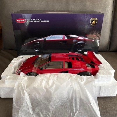 Kyosho 1/12 Lamborghini Countach LP500S Red Diecast Model w/ Box:JPN