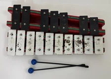 Vintage Student Glockenspiel Xylophone Rhythm Band Inc & Mallets