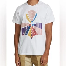 Isabel Marant Zao Shirt Size XL Designer T-Shirt Colorful Rainbow Abstract