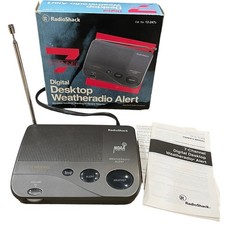 Radio Shack Digital Desktop Weather Radio Alert System 7 Channel, 12-247B