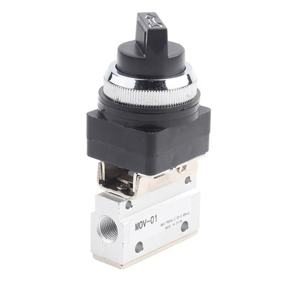 #ad 1pc Hand Control Pneumatic Mechanical Valve For Air Pressure System BBT $9.03